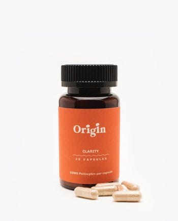 Origin magic mushroom trip capsules. Perfect for microdosing.