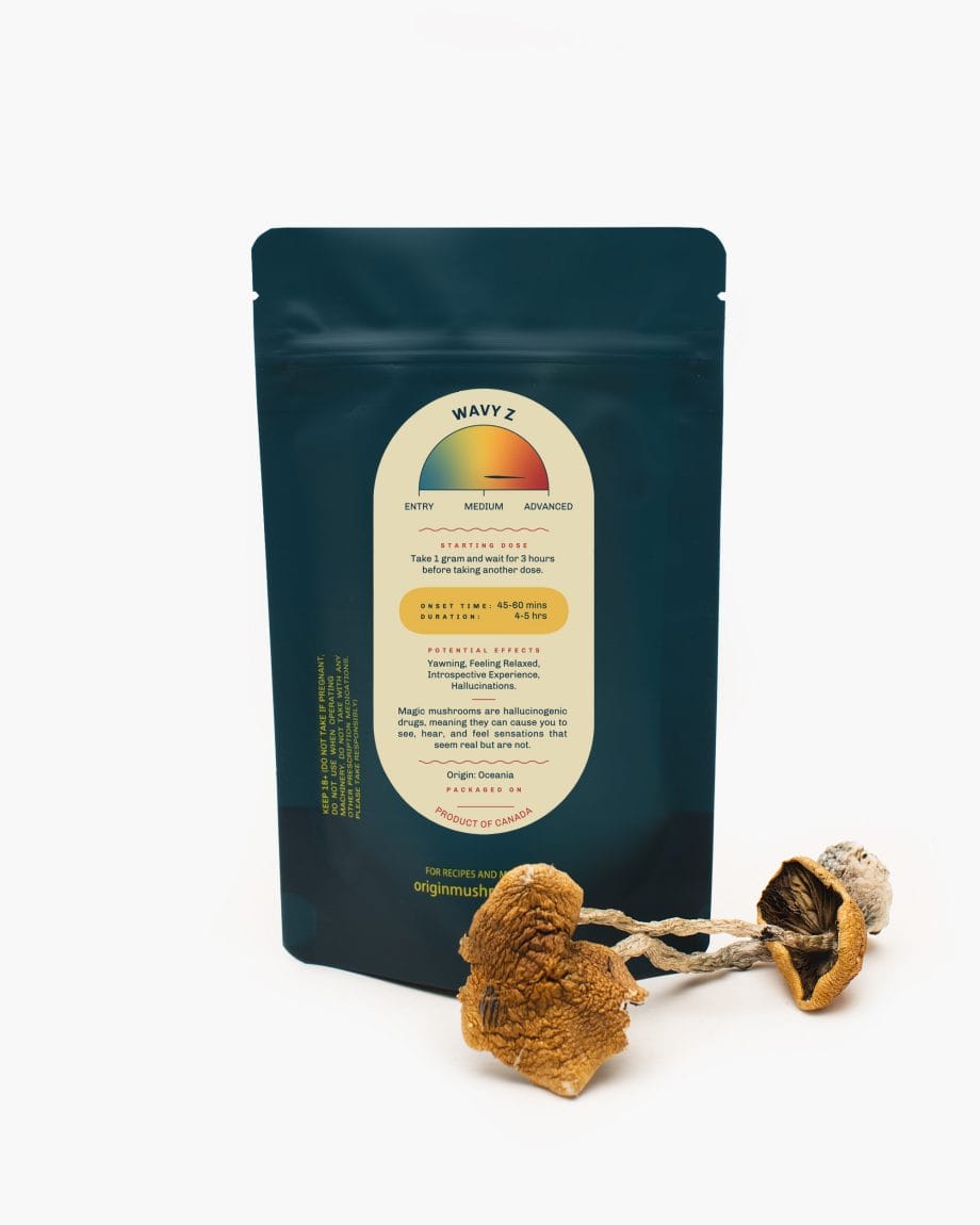 origin wavy z package of high strength magic mushrooms